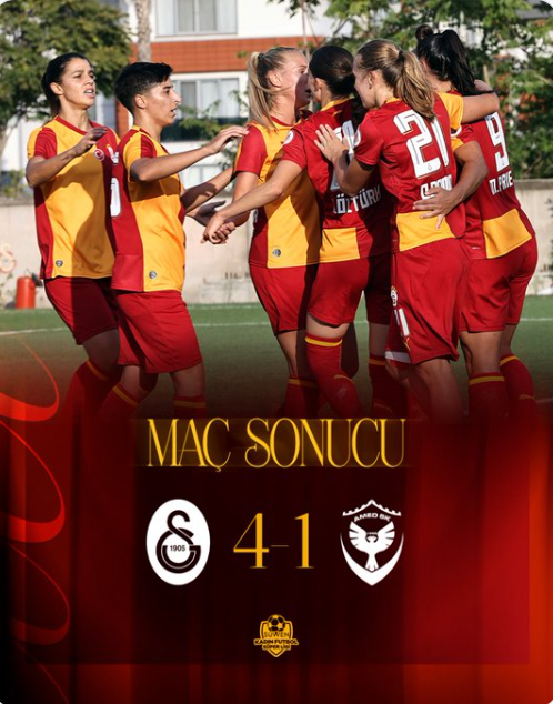 Galatasaray’dan 4 Gollü Zafer! Amedspor Karşısında Cristina Damgası