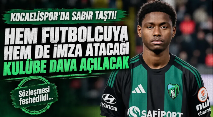 Kocaelispor’da Habib Keita krizi! Sözleşmesi feshedildi, FIFA’ya dava açılacak