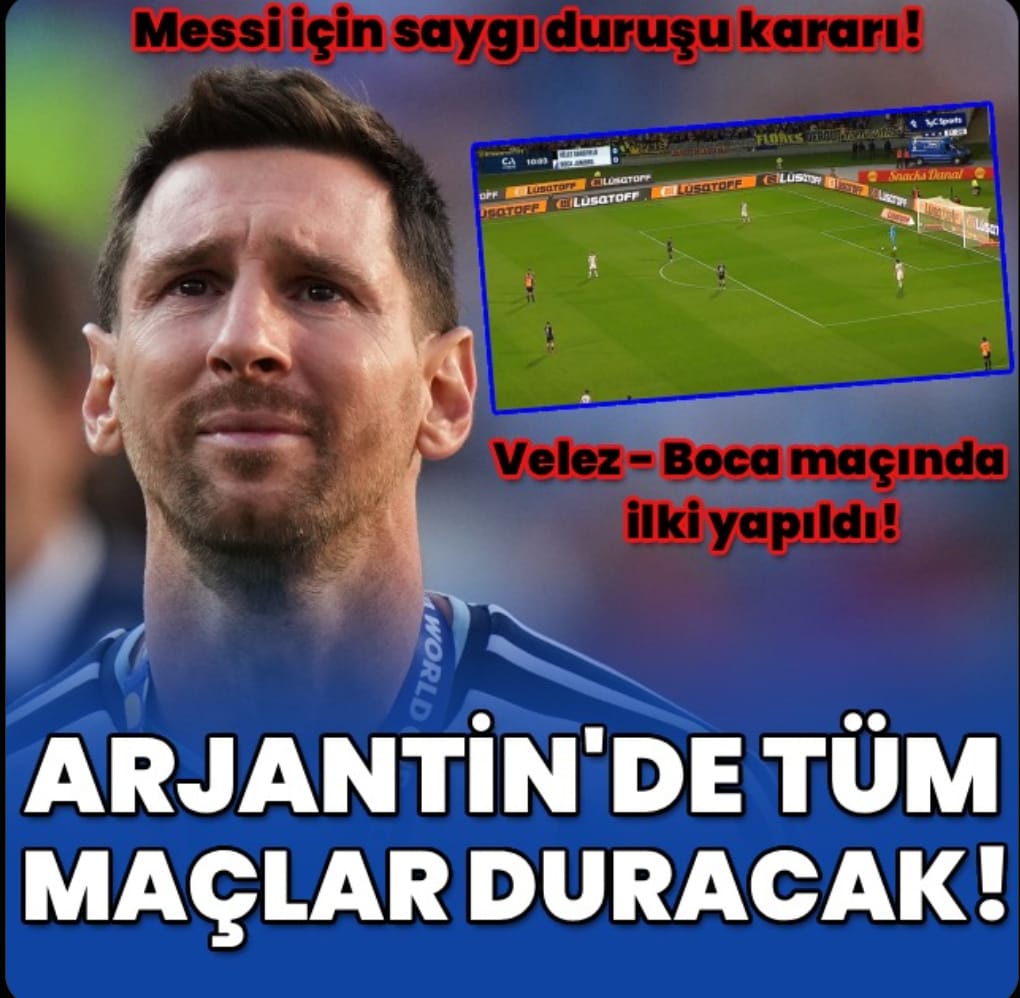 Arjantin’de Lionel Messi İçin Tarihi Veda! Tüm Maçlarda 10. Dakika Kararı