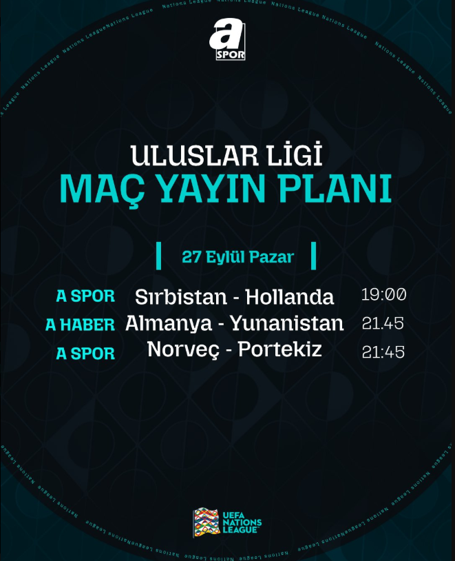 UEFA Uluslar Ligi’nde Günün Programı! Birbirinden Kritik 3 Maç