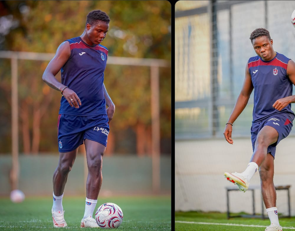 Trabzonspor’un Yeni Transferi Franculino Dju İlk Antrenmanına Çıktı.