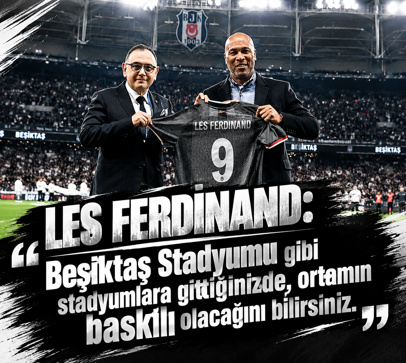 Les Ferdinand’dan Beşiktaş Taraftarına Övgü! “Destekleri Eşsiz”