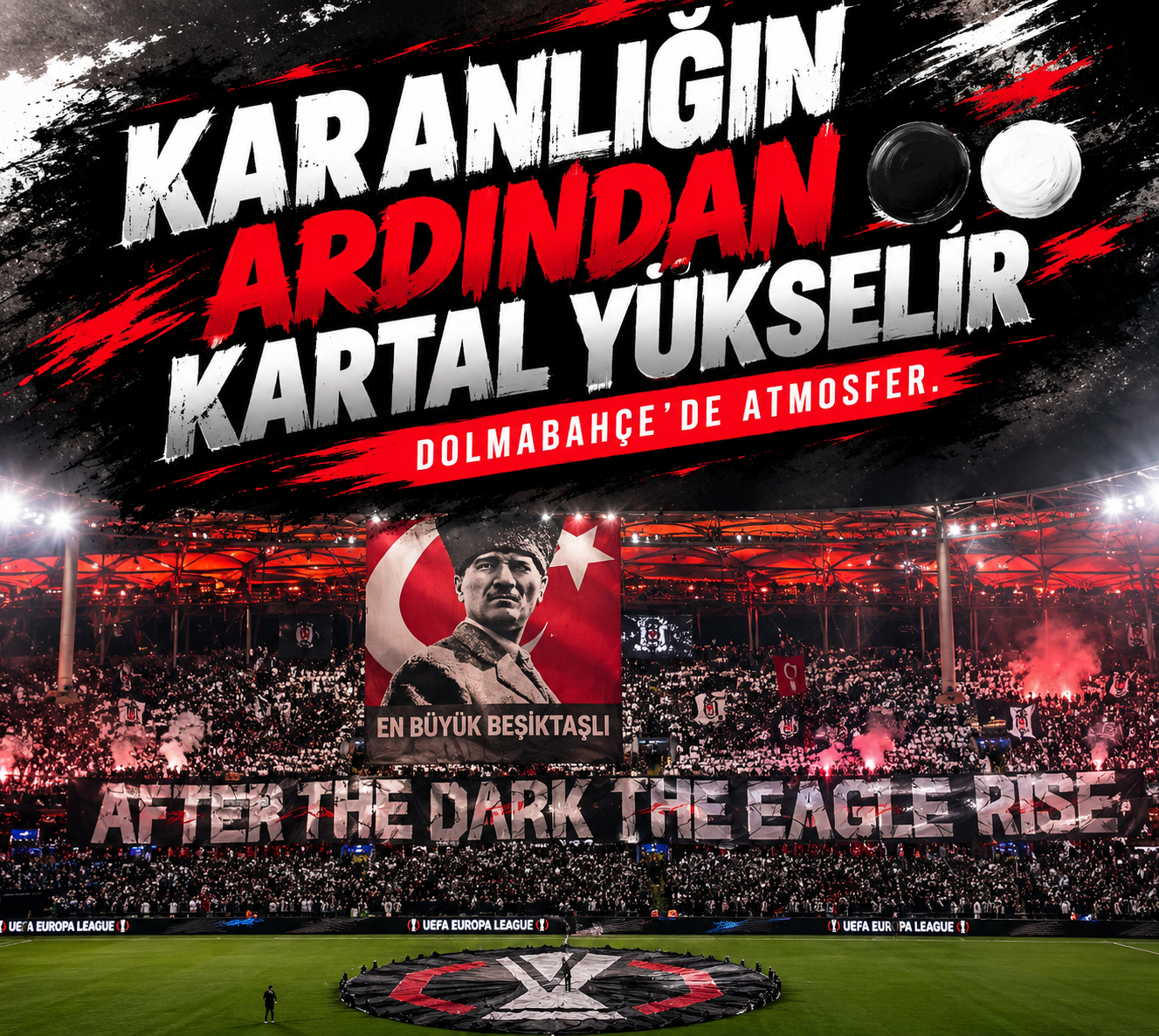 Dolmabahçe’de Siyah-Beyaz Gece! “Karanlığın Ardından Kartal Yükselir”