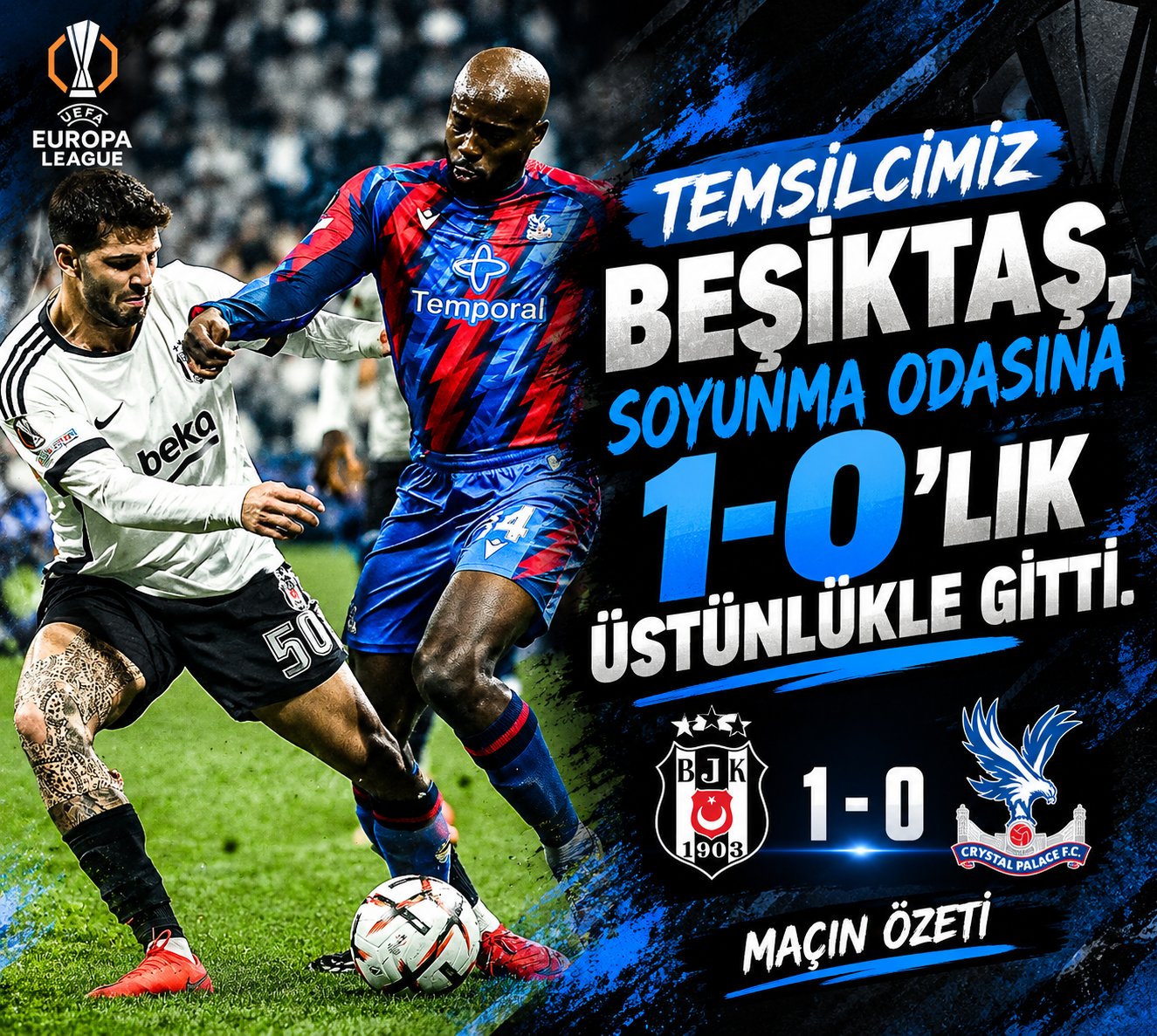 Beşiktaş İlk Yarıyı Önde Kapattı! İkinci 45 Dakikada Neler Olacak?