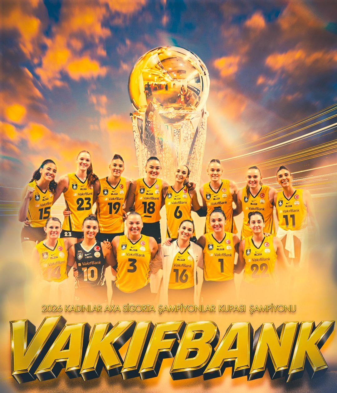 Şampiyonlar Kupası VakıfBank’ın! Eczacıbaşı’nı 3-2 Mağlup Etti
