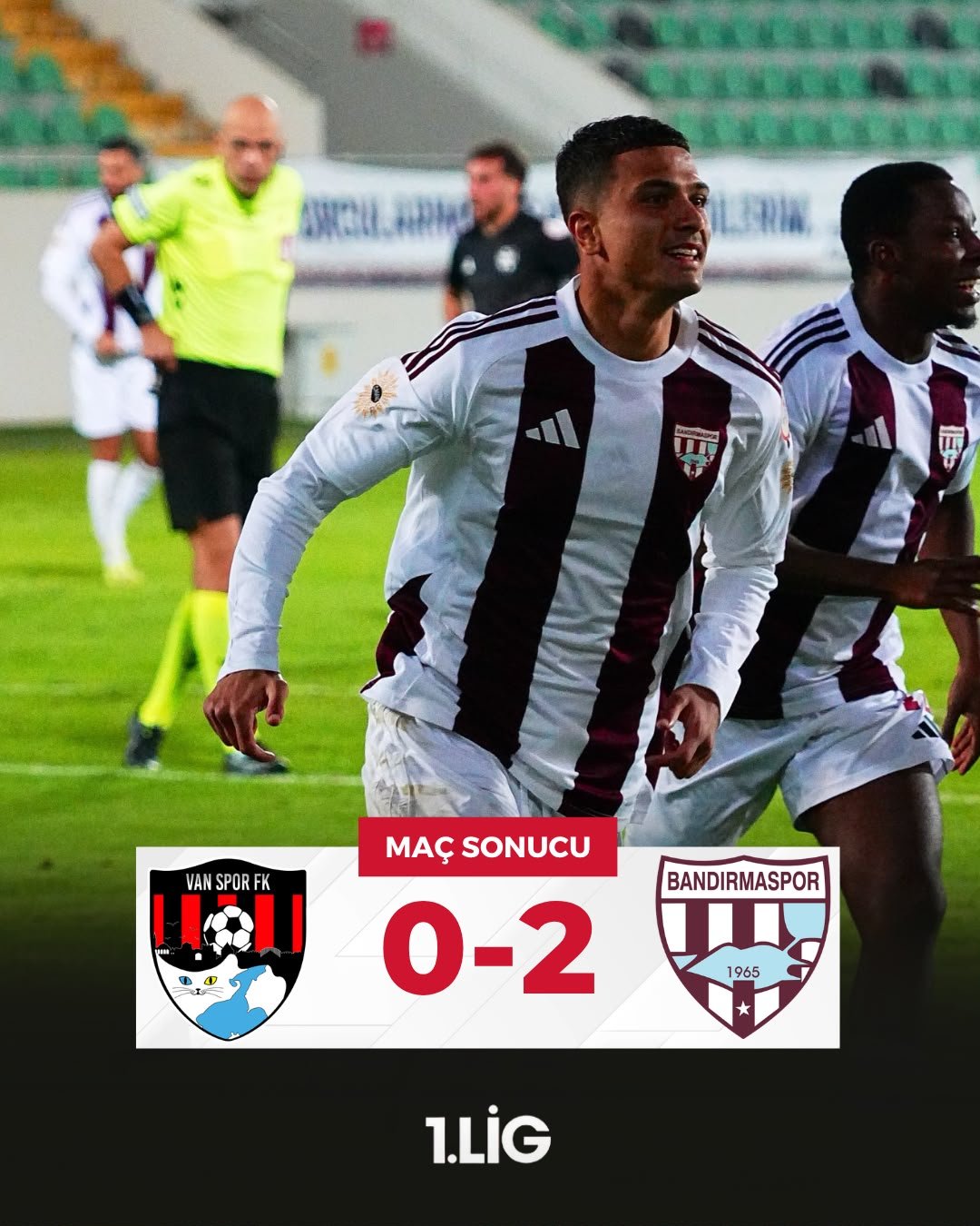Bandırmaspor’dan Vanspor FK Deplasmanında 2-0’lık Zafer!